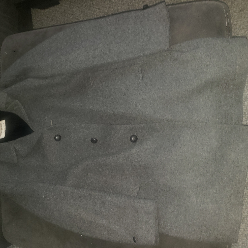 Heavy winter peacoat